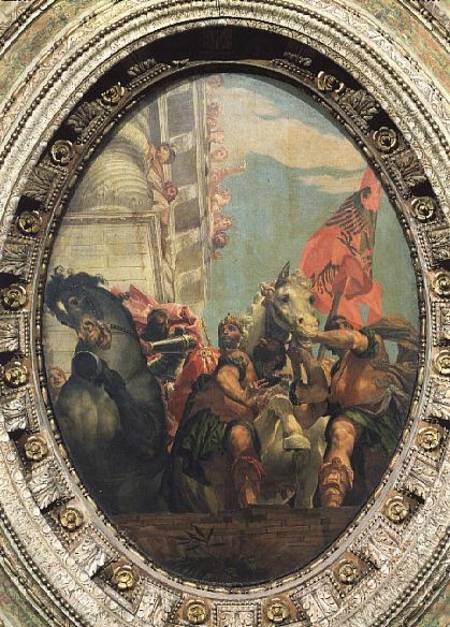The Triumph of Mordecai à Paolo Veronese (alias Paolo Caliari)