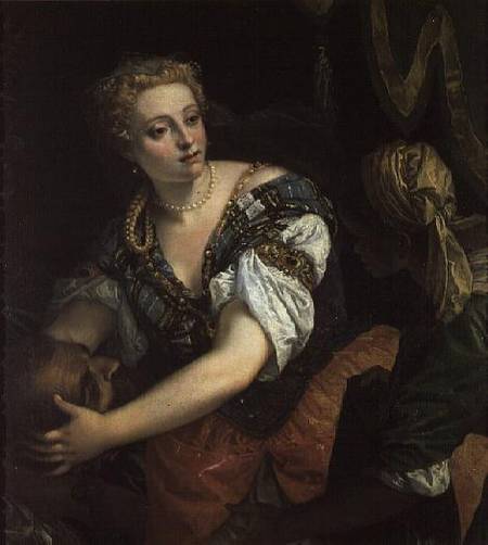 Judith with the head of Holofernes à Paolo Veronese (alias Paolo Caliari)