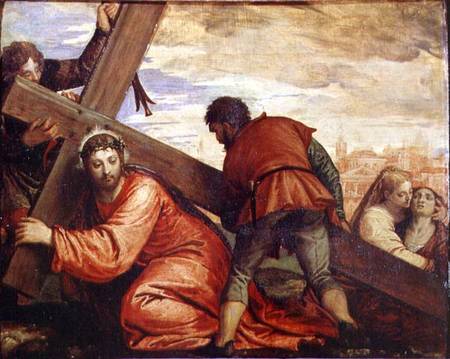 Christ Sinking under the Weight of the Cross à Paolo Veronese (alias Paolo Caliari)
