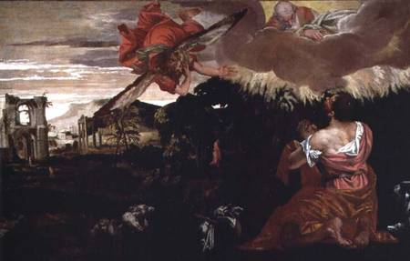 Moses and the Burning Bush à Paolo Veronese (alias Paolo Caliari)