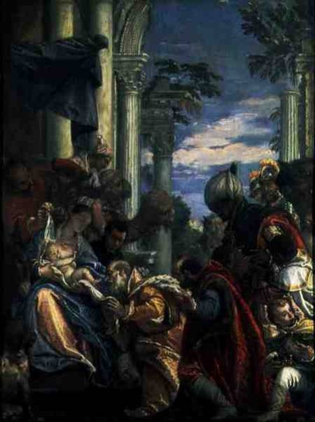 Adoration of the Magi à Paolo Veronese (alias Paolo Caliari)