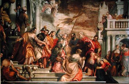 St. Sebastian Inciting Marcellus and Marcellinus who are Being Led to Martyrdom à Paolo Veronese (alias Paolo Caliari)