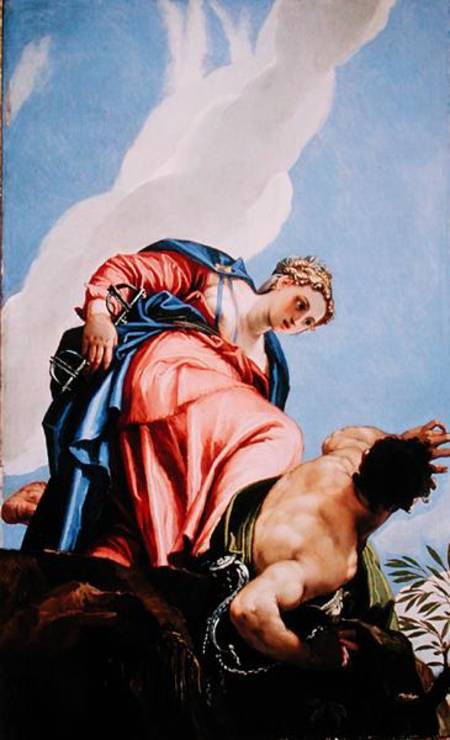 The Punishment of Vulcan à Paolo Veronese (alias Paolo Caliari)