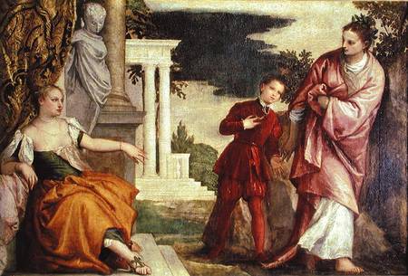 A Young Man Between Virtue and Vice à Paolo Veronese (alias Paolo Caliari)
