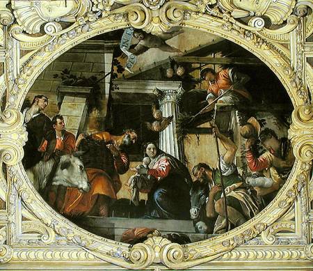 Adoration of the Shepherds à Paolo Veronese (alias Paolo Caliari)