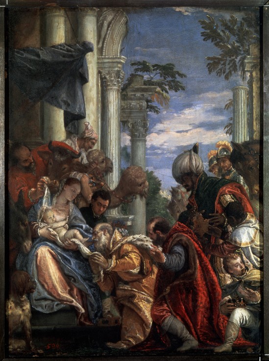 The Adoration of the Magi à Paolo Veronese (alias Paolo Caliari)