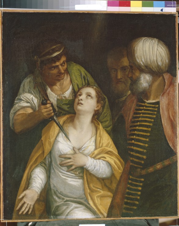 The Martyrdom of Saint Justine à Paolo Veronese (alias Paolo Caliari)