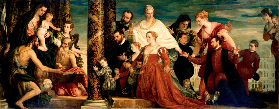The Madonna of the Cuccina Family à Paolo Veronese (alias Paolo Caliari)