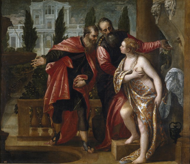 Susannah and the Elders à Paolo Veronese (alias Paolo Caliari)