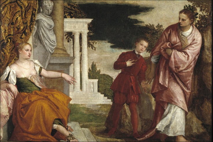 Young Man Between Virtue and Vice à Paolo Veronese (alias Paolo Caliari)