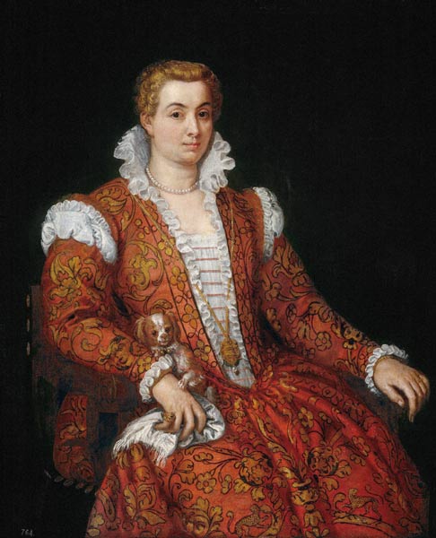 Portrait presumed to be Livia Colonna (d.1552) à Paolo Veronese (alias Paolo Caliari)
