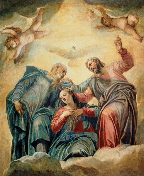 The Coronation of the Virgin à Paolo Veronese (alias Paolo Caliari)