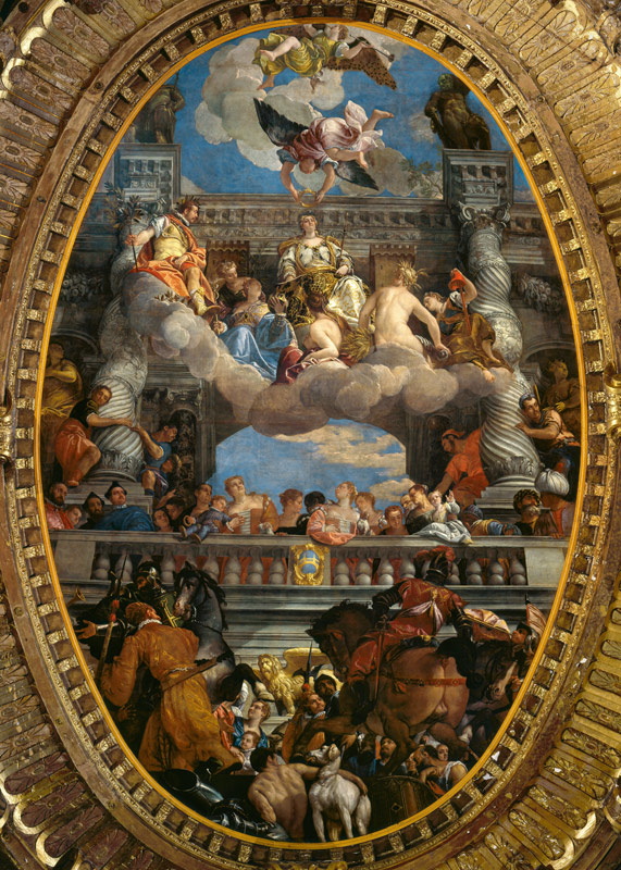 Veronese, Triumph of Venice / painting à Paolo Veronese (alias Paolo Caliari)