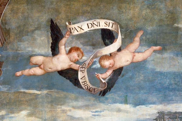 P.Veronese / Angel with Banner / Ptg. à Paolo Veronese (alias Paolo Caliari)