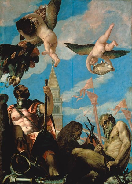 Veronese / Mars and Neptune à Paolo Veronese (alias Paolo Caliari)
