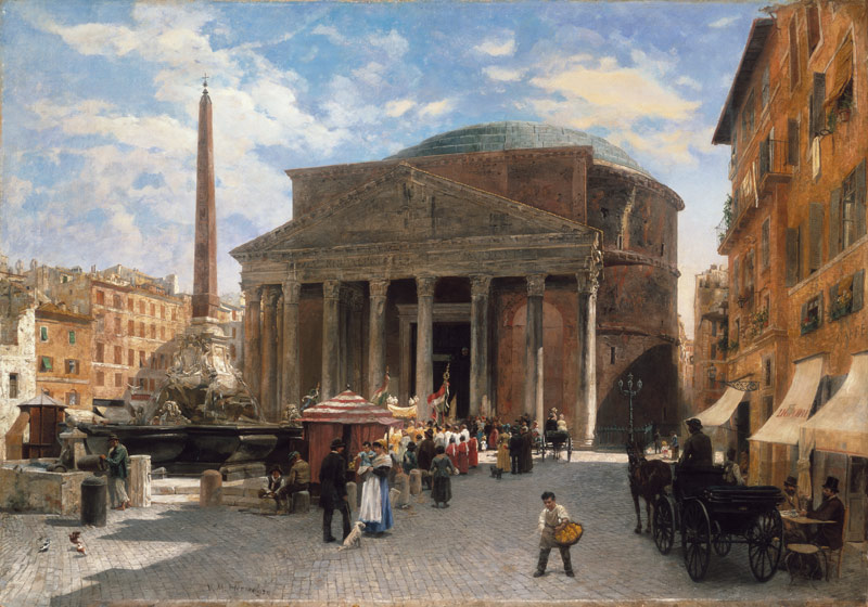 Le Pantheon à Rome. à Veronika Maria Herwegen-Manini