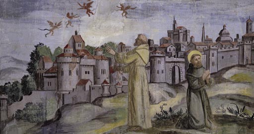 Franziskus vertreibt die Daemonen aus Arezzo à Vetralla Latium