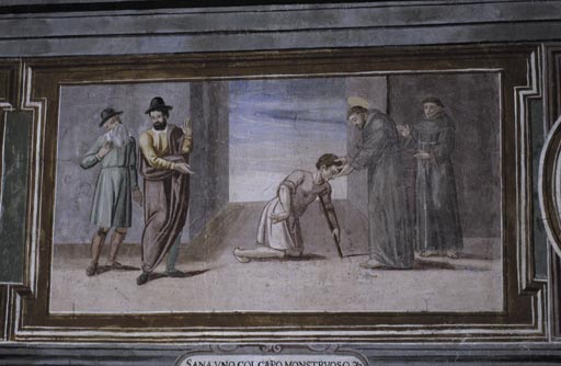 Der Heilige Franziskus heilt einen Krueppel à Vetralla Latium