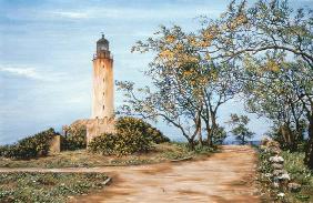 Lighthouse (oil on canvas) 