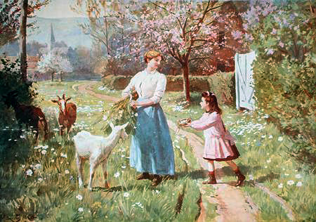 Easter Eggs in the Country à Victor Gabriel Gilbert