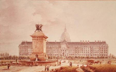 View of the Hotel des Invalides à Victor Jean Nicolle