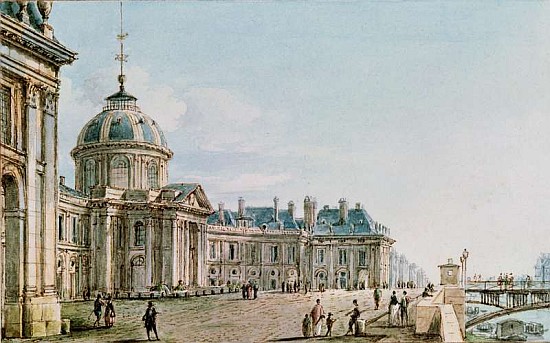 View of the College des Quatre Nations, Paris, c.1810 à Victor Jean Nicolle