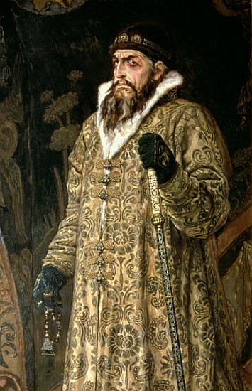 Tsar Ivan IV Vasilyevich ''the Terrible'' (1530-84) 1897 (detail of 89327) à Victor Mikhailovich Vasnetsov