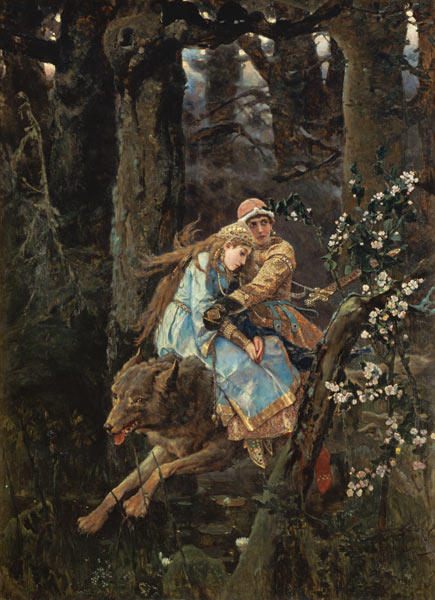 Prince Ivan on the Grey Wolf à Victor Mikhailovich Vasnetsov