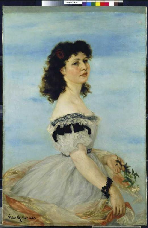 portrait de Berta Gerson à Victor Müller