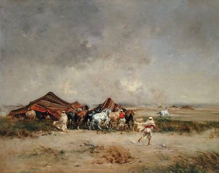 Arab Encampment à Victor-Pierre Huguet