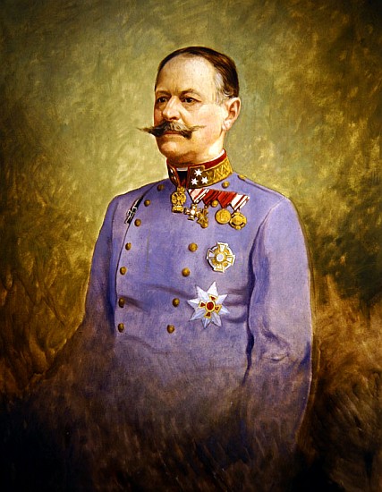 General Alexander Freiherr von Krobatin, c.1916 à Vienna Nedomansky Studio
