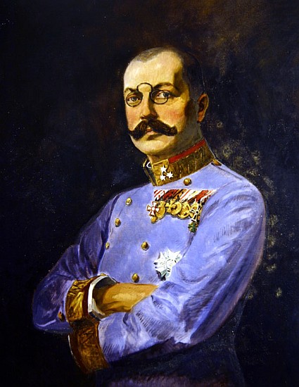 General Archduke Franz Salvator of Austria, c.1916 à Vienna Nedomansky Studio