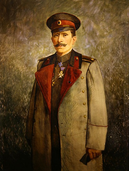 General Jekon, Chief of Staff of the Bulgarian Army, c.1916 à Vienna Nedomansky Studio