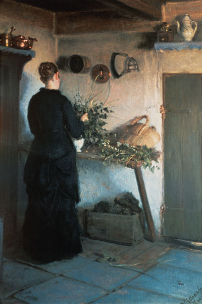 Lady in the Kitchen à Viggo Johansen