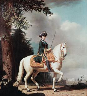 Equestrian Portrait of Empress Catherine II (1729-1796)