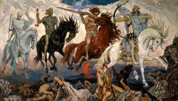 The Four Horsemen of the Apocalypse à Viktor Michailowitsch Wasnezow