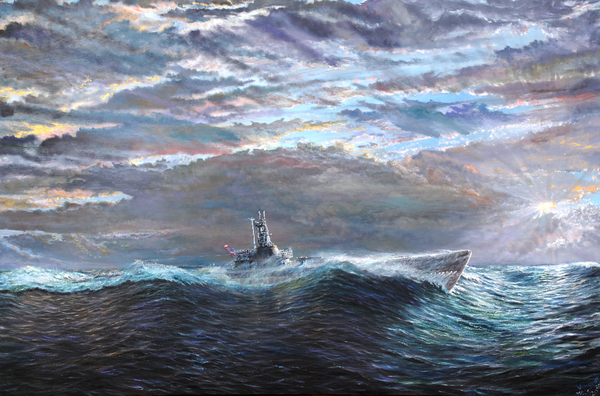 Ascension of USS Puffer October 10-17th 1943 à Vincent Alexander Booth