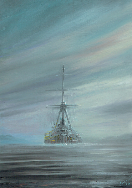 SMS Derfflinger Scapa Flow 1919 à Vincent Alexander Booth