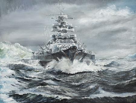 Bismarck off Greenland coast 23rd May 1941
