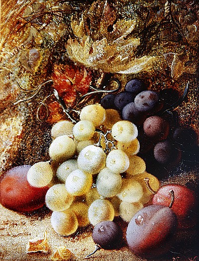 Grapes and Plums à Vincent Clare