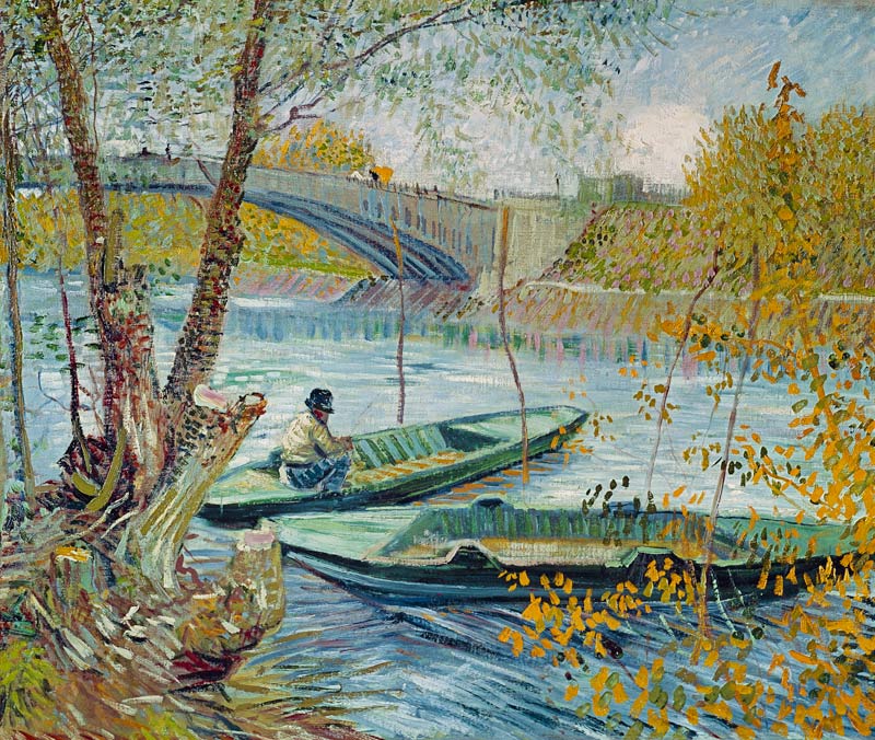  La Pêche au Printemps, Pont de Clichy à Vincent van Gogh