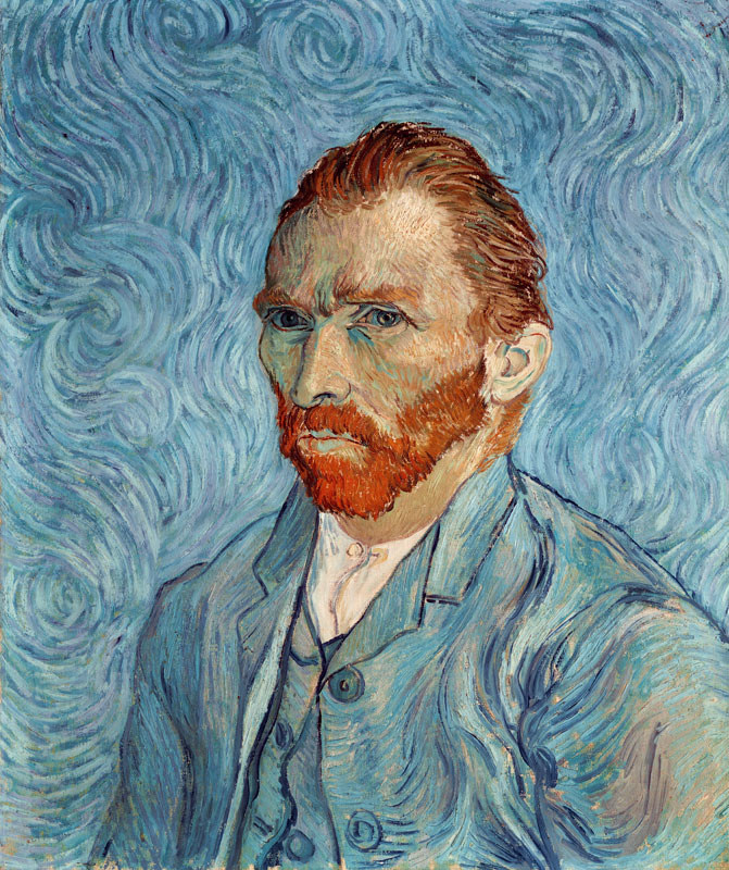 Van Gogh / Autoportrait 1889 à Vincent van Gogh