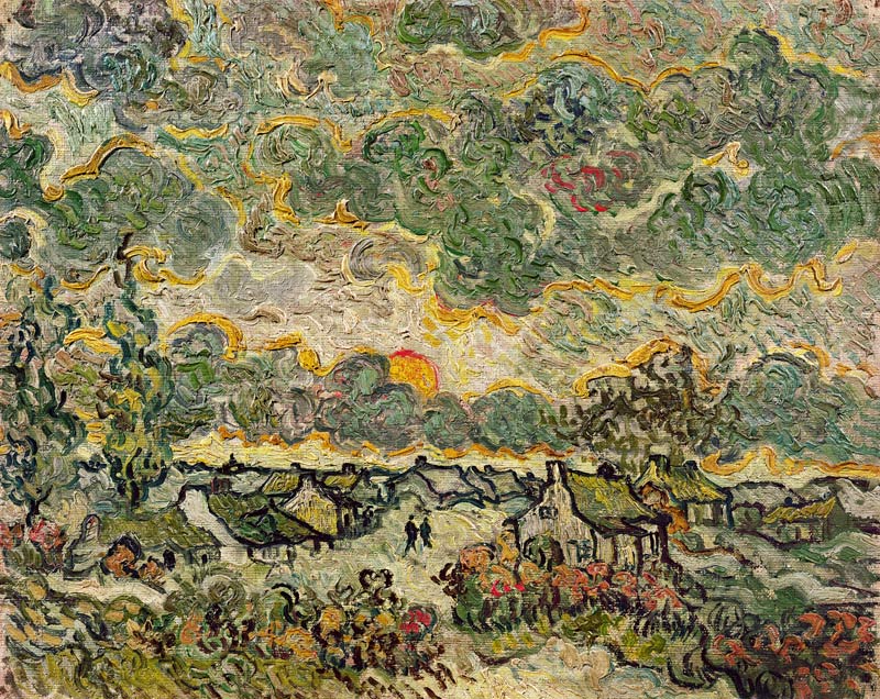 Autumn landscape à Vincent van Gogh
