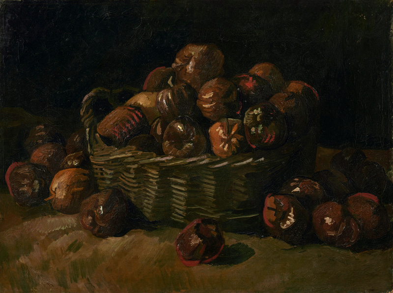 Basket of apples à Vincent van Gogh