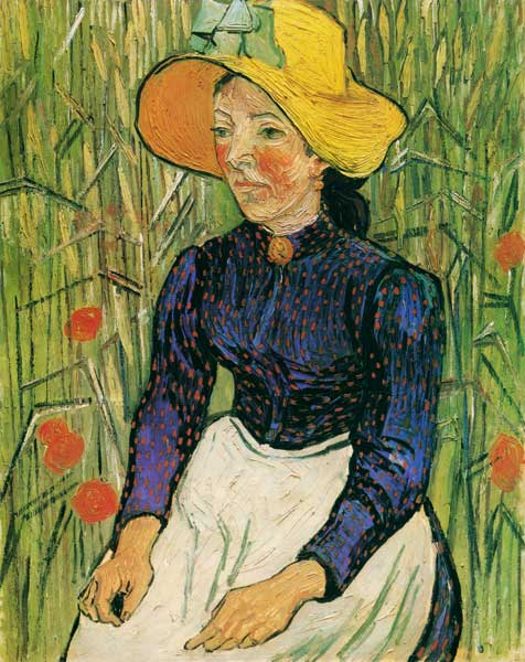Portrait d'une jeune paysane à Vincent van Gogh