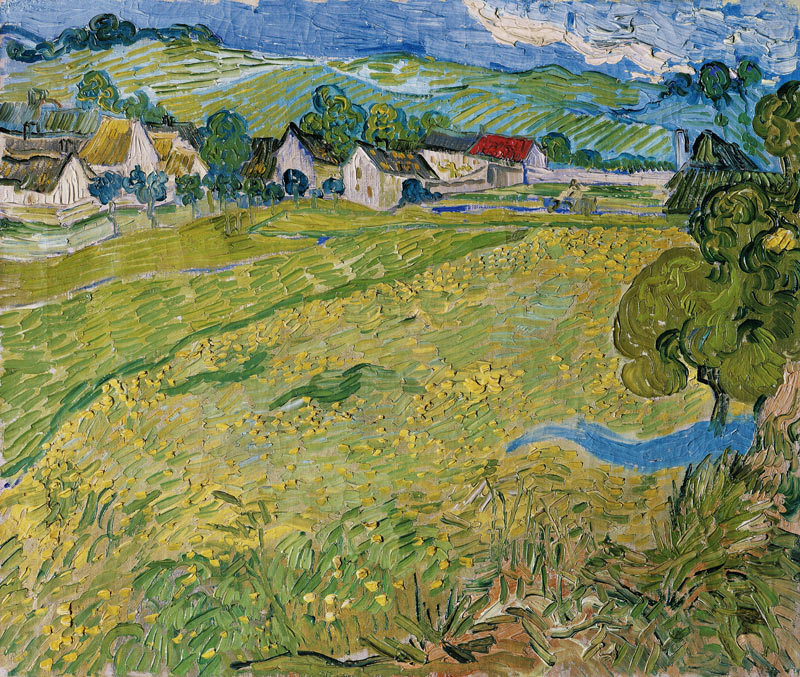 View of Vessenots in Auvers à Vincent van Gogh