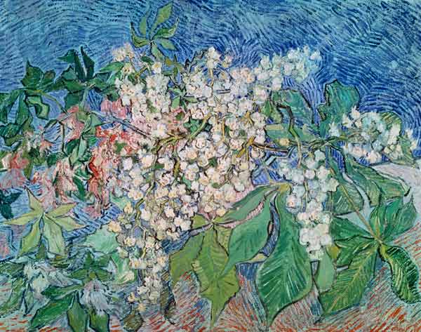 van Gogh / Blossoming Chestnut Branches à Vincent van Gogh