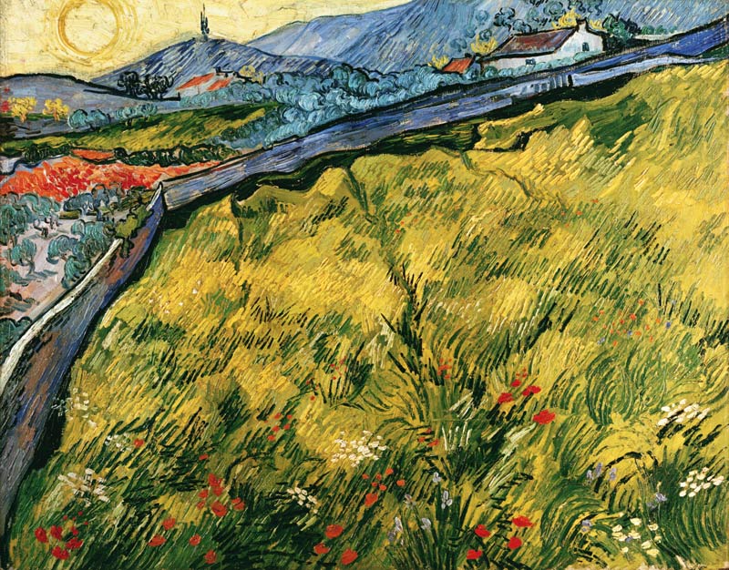 V.v.Gogh, Cornfield at sunrise à Vincent van Gogh