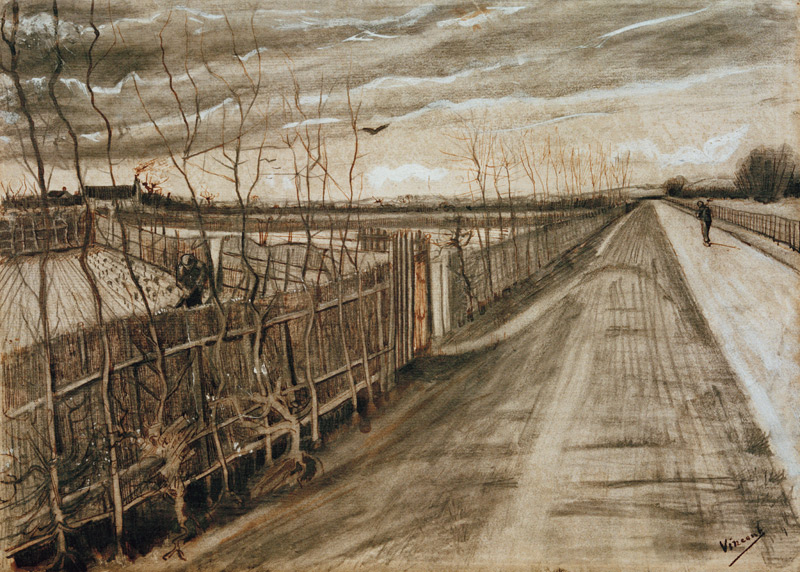 V.van Gogh, Country Road / Draw./ 1882 à Vincent van Gogh