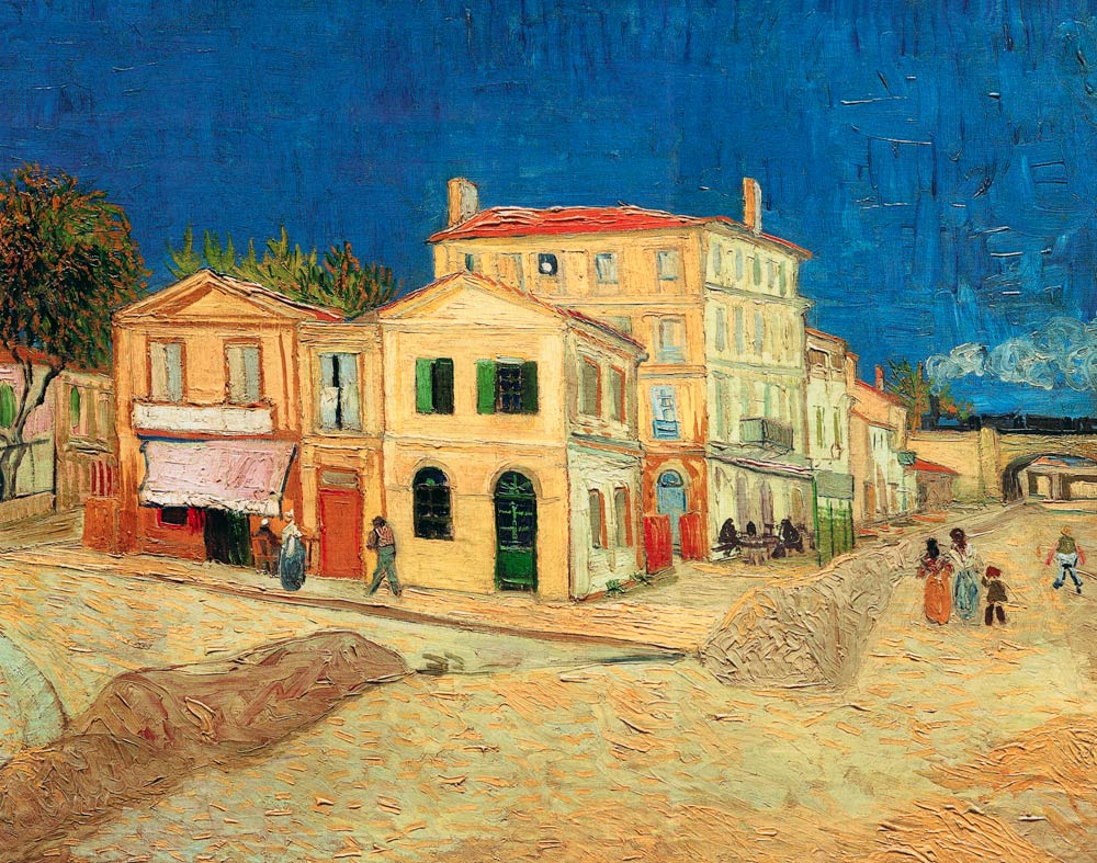 La maison jaune à Vincent van Gogh
